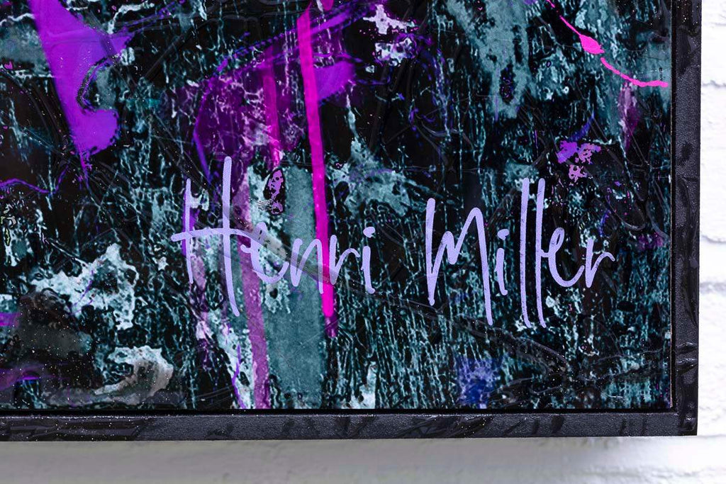 Ultra Violet - Original SOLD by artist Henri Miller - Wyecliffe Galleries