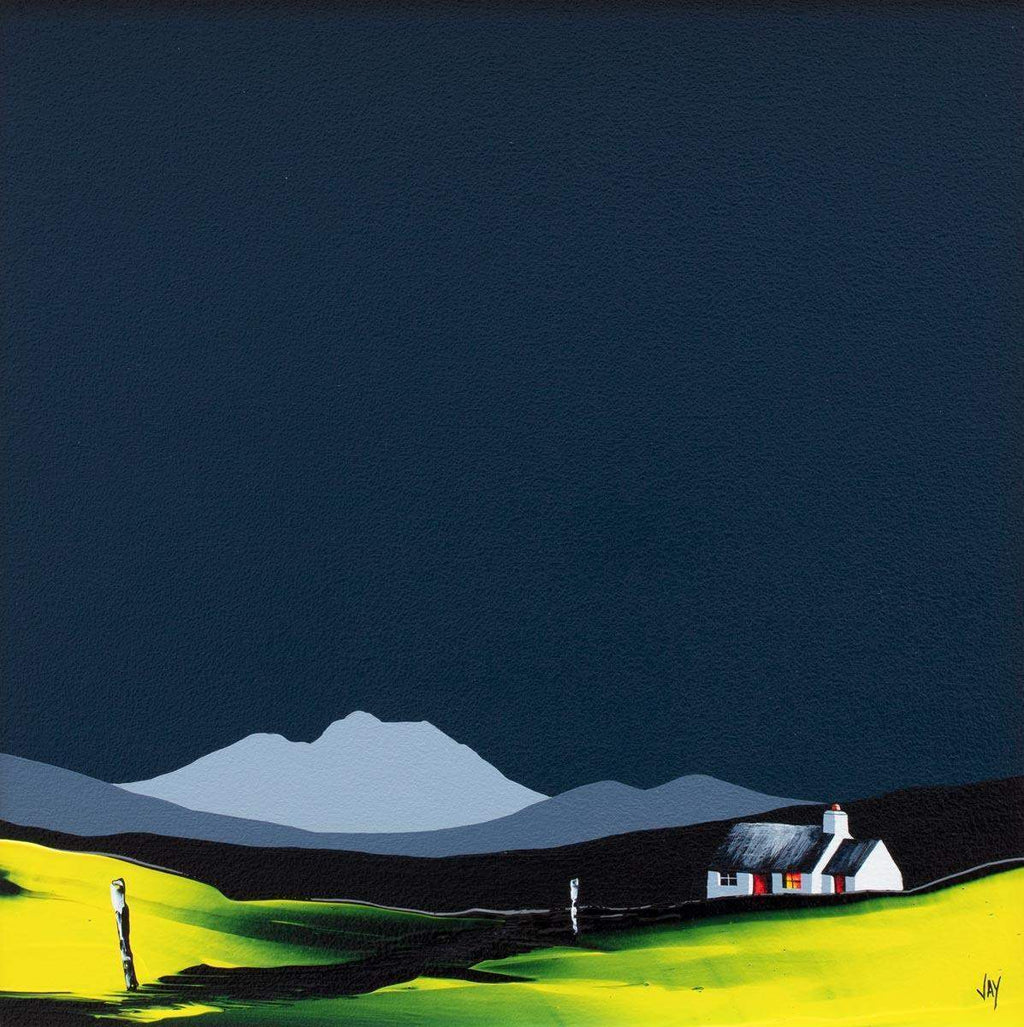 High-End Cottage - Original - SOLD by artist Jay Nottingham - Wyecliffe Galleries