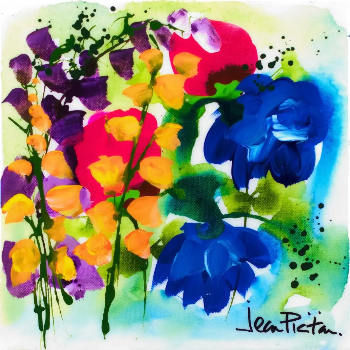 Chelsea Blue - Original - SOLD by artist Jean Picton - Wyecliffe Galleries