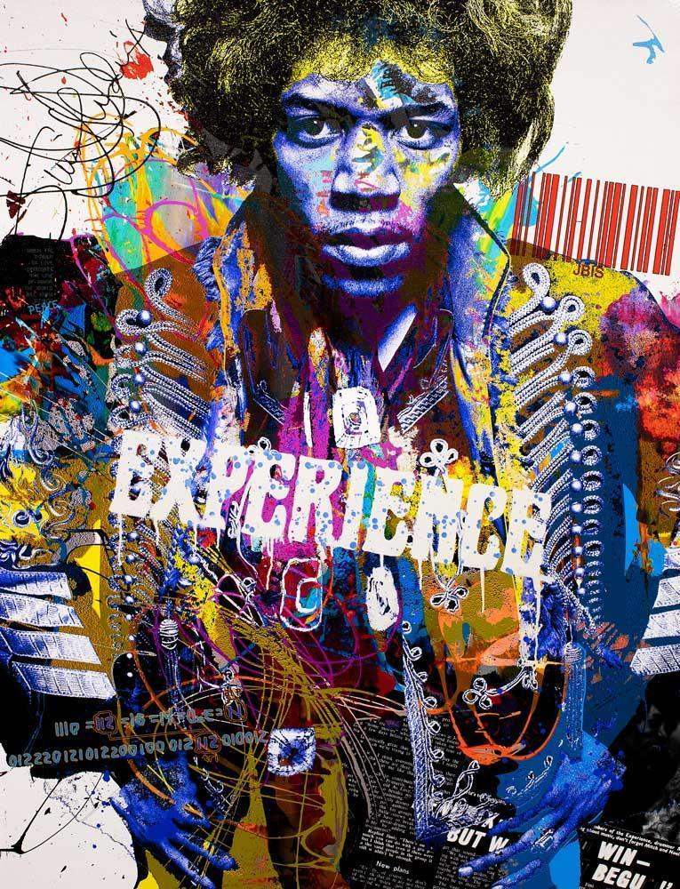 Jimi - Limited Edition by artist Bisaillon Brothers - Wyecliffe Galleries