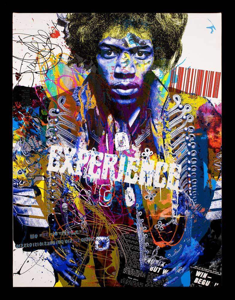 Jimi - Limited Edition by artist Bisaillon Brothers - Wyecliffe Galleries