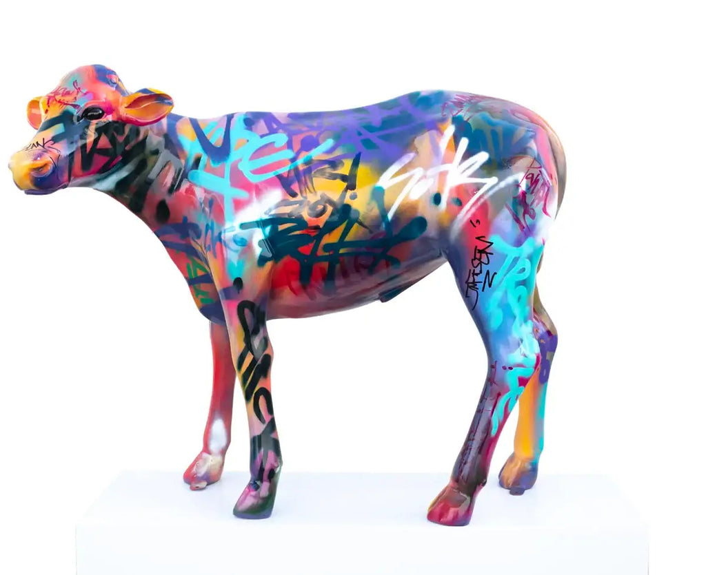 Calf - Original Sculpture - SOLD by artist Jeremy Olsen - Wyecliffe Galleries