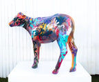 Calf - Original Sculpture - SOLD by artist Jeremy Olsen - Wyecliffe Galleries