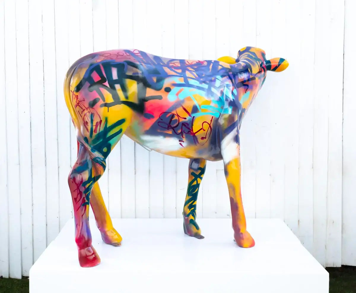 Calf - Original Sculpture - SOLD by artist Jeremy Olsen - Wyecliffe Galleries