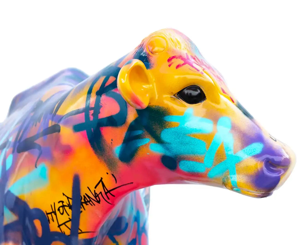 Calf - Original Sculpture - SOLD by artist Jeremy Olsen - Wyecliffe Galleries