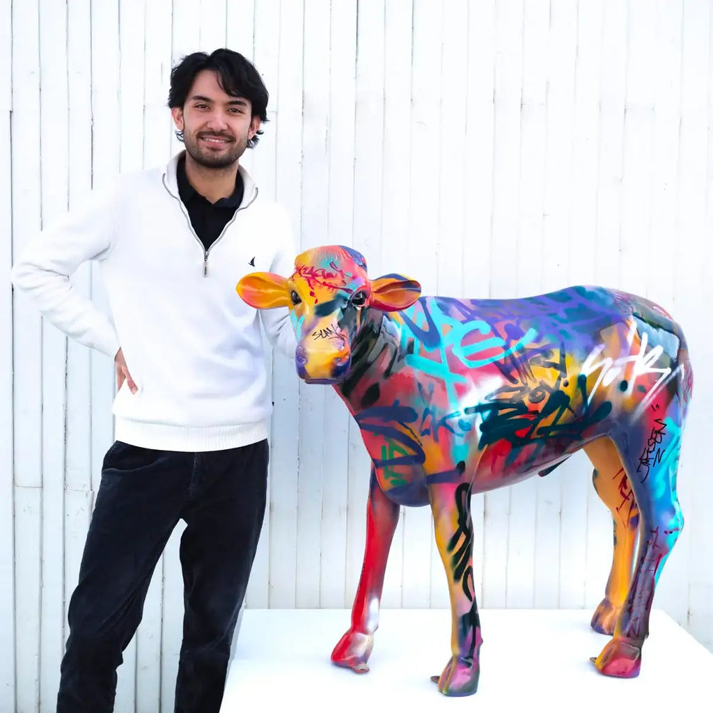 Calf - Original Sculpture - SOLD by artist Jeremy Olsen - Wyecliffe Galleries