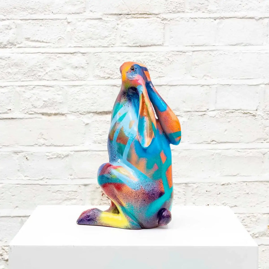 Hare I - Original Sculpture - SOLD by artist Jeremy Olsen - Wyecliffe Galleries