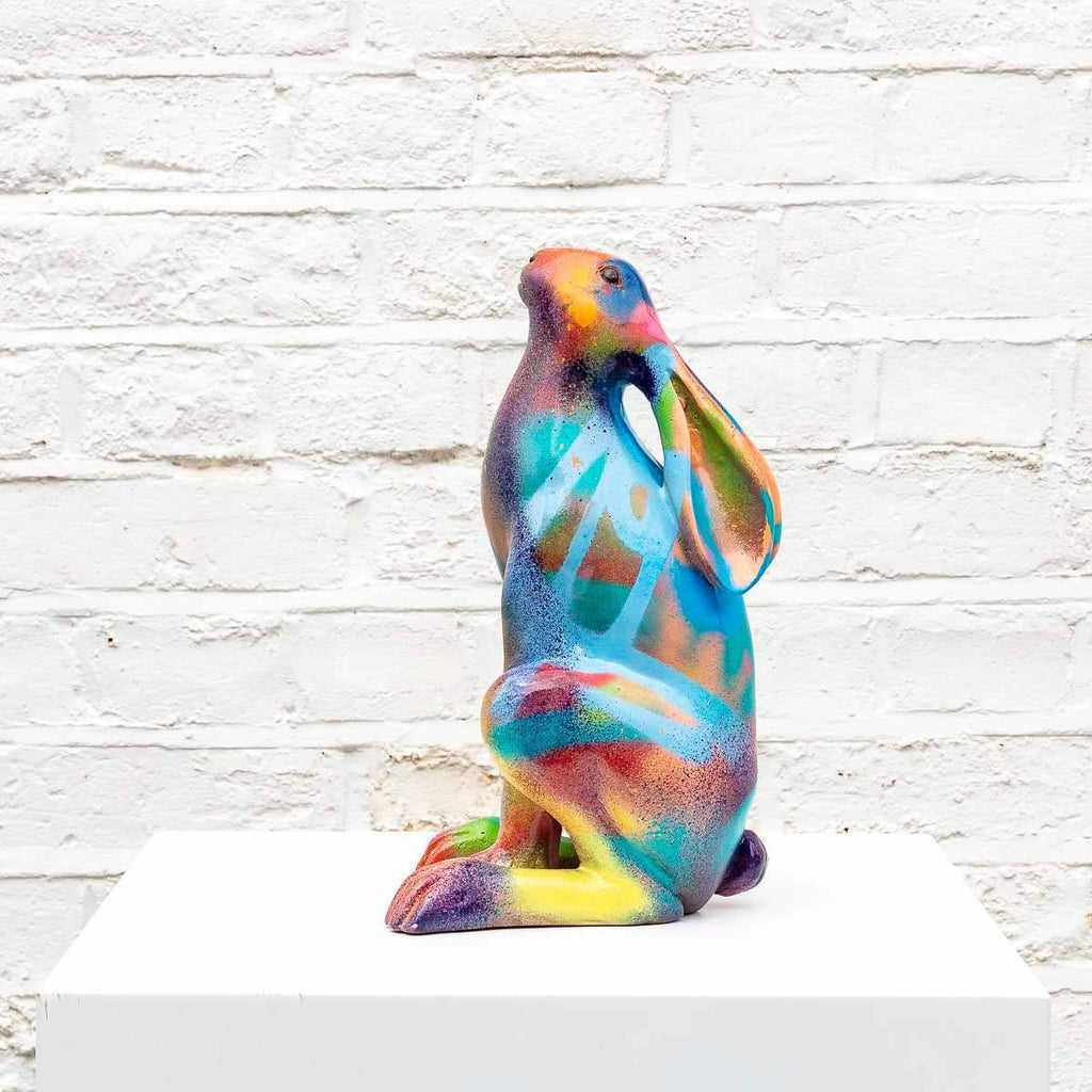 Hare I - Original Sculpture - SOLD by artist Jeremy Olsen - Wyecliffe Galleries