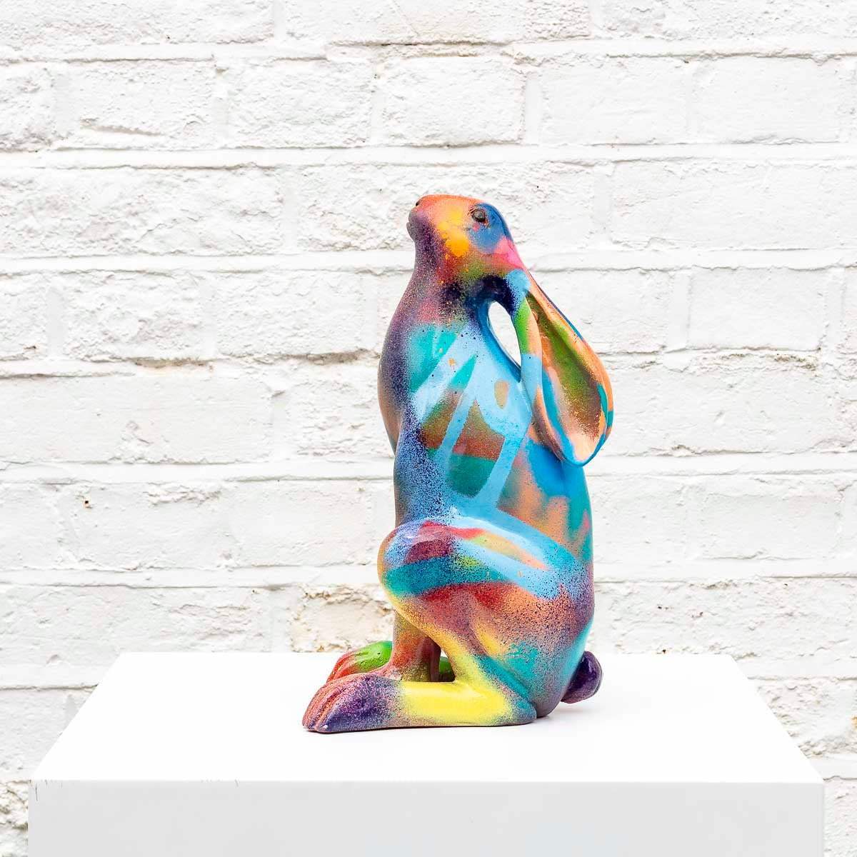 Hare I - Original Sculpture - SOLD by artist Jeremy Olsen - Wyecliffe Galleries