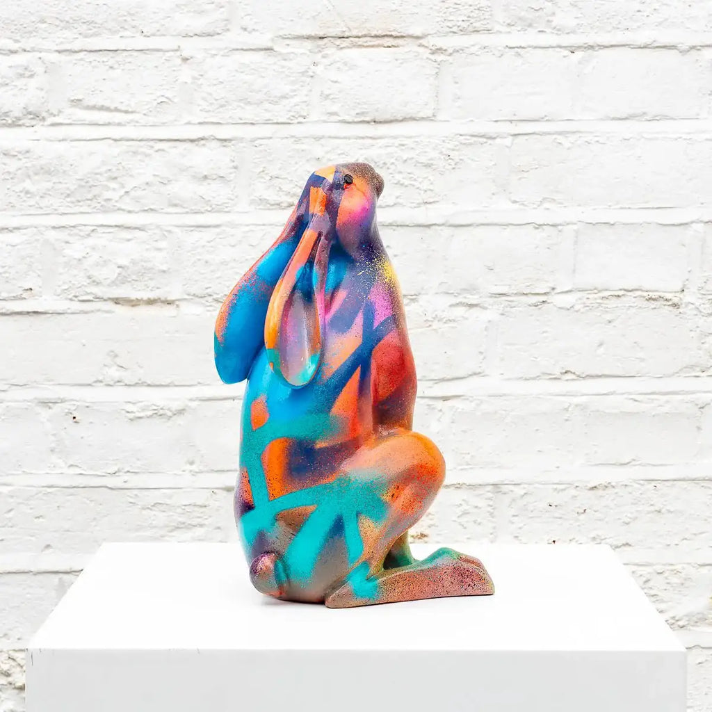 Hare I - Original Sculpture - SOLD by artist Jeremy Olsen - Wyecliffe Galleries
