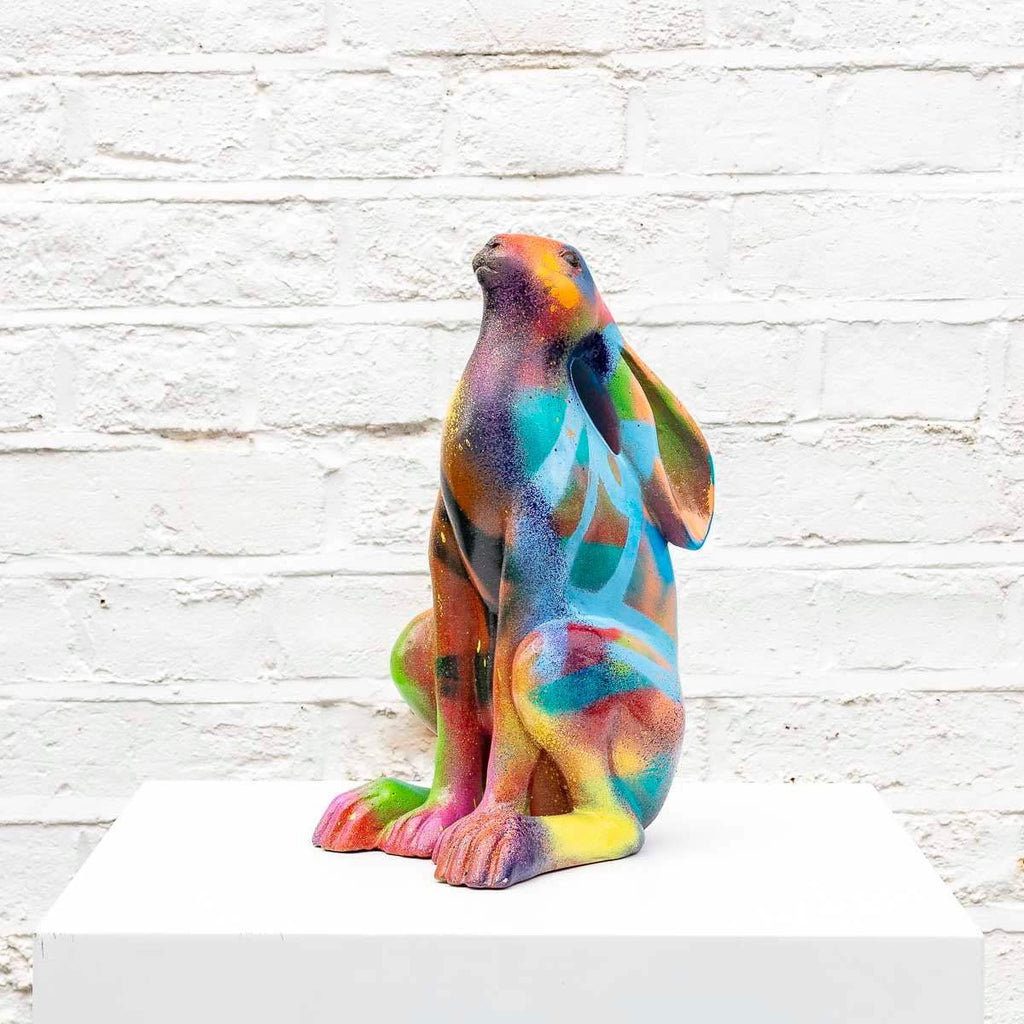 Hare I - Original Sculpture - SOLD by artist Jeremy Olsen - Wyecliffe Galleries