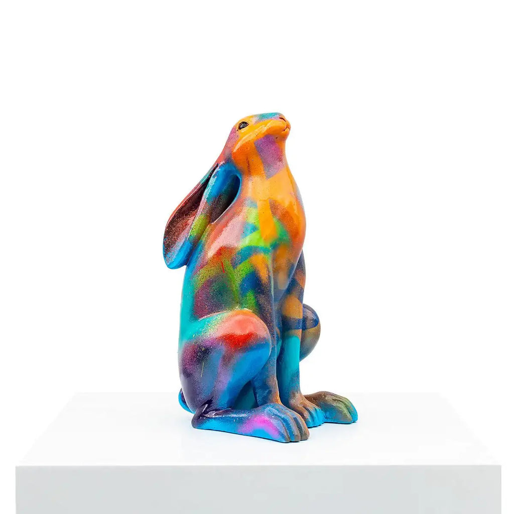 Hare II - Original Sculpture - SOLD by artist Jeremy Olsen - Wyecliffe Galleries