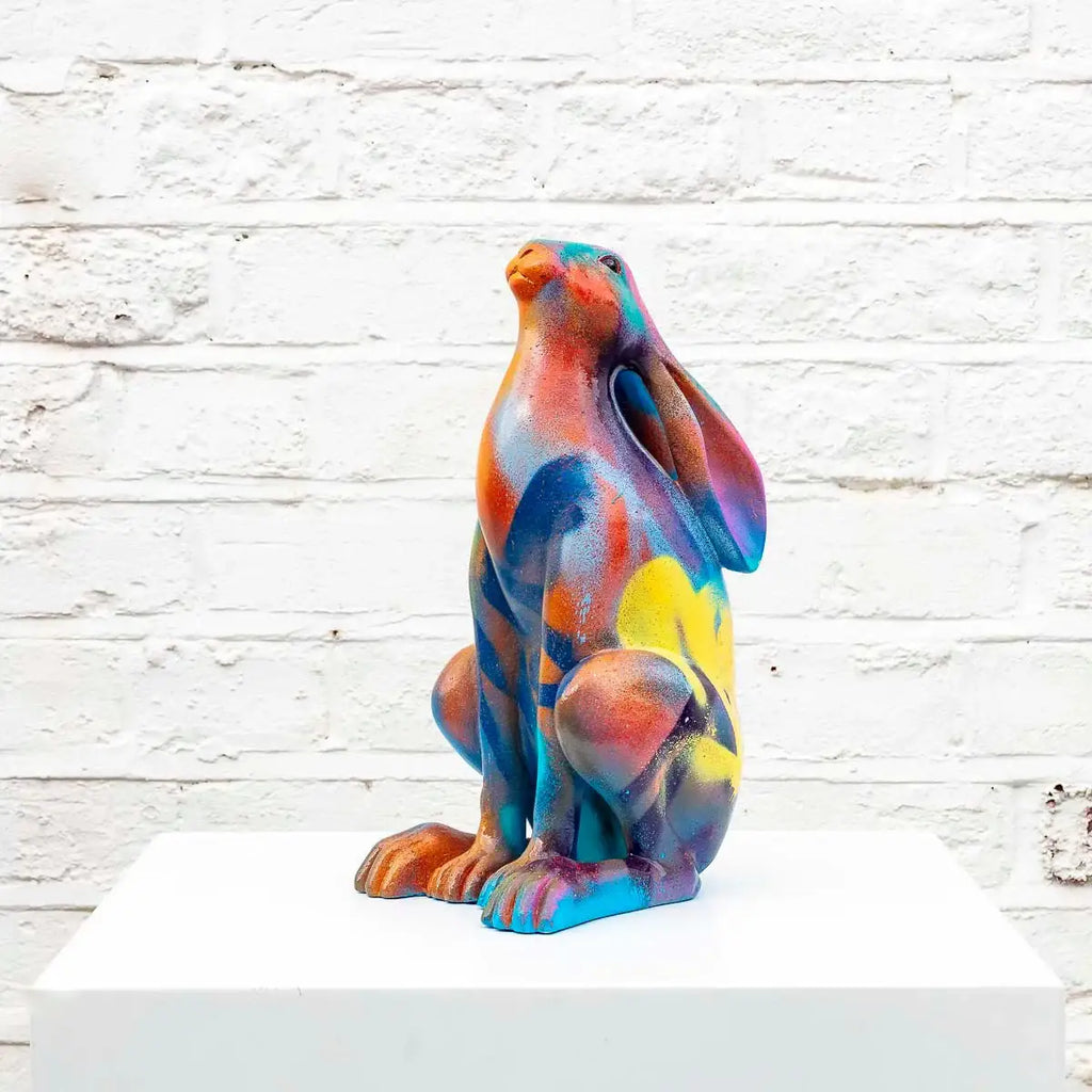 Hare II - Original Sculpture - SOLD by artist Jeremy Olsen - Wyecliffe Galleries