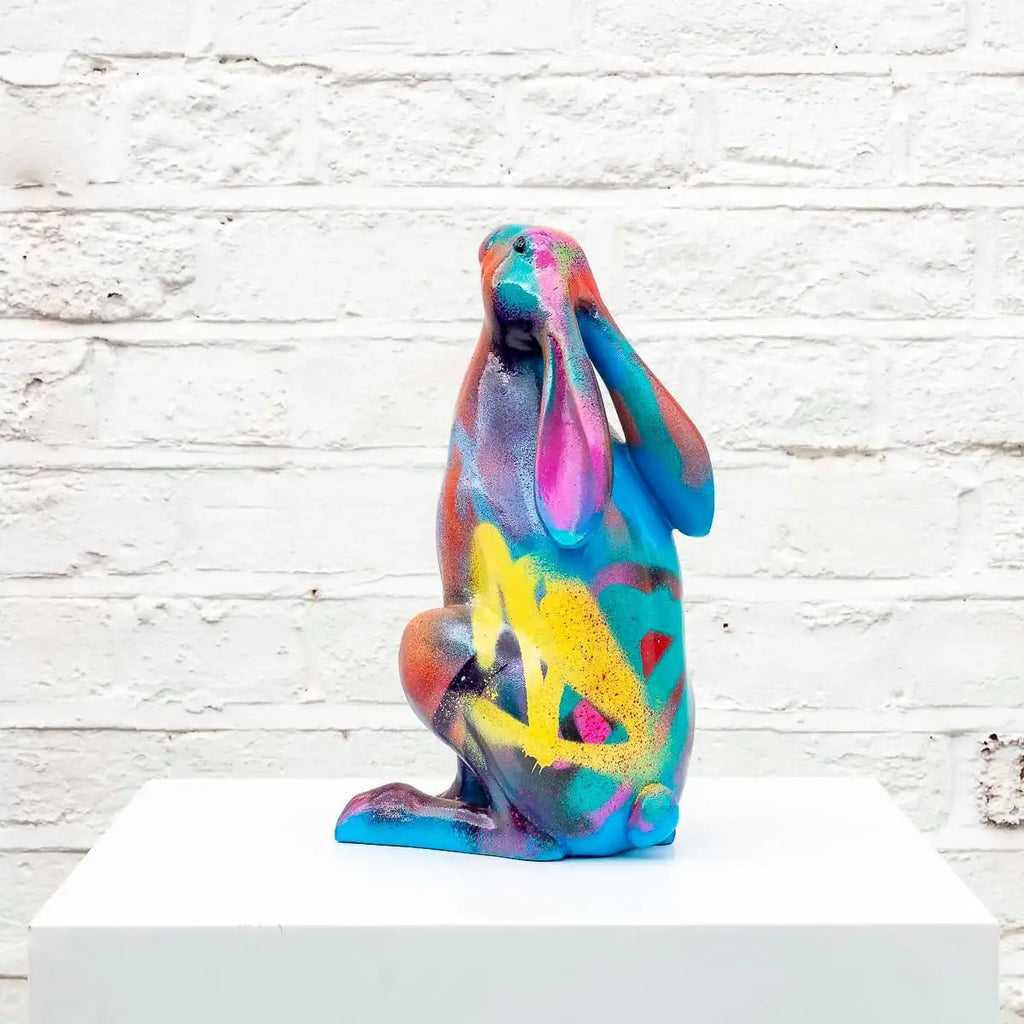 Hare II - Original Sculpture - SOLD by artist Jeremy Olsen - Wyecliffe Galleries