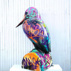 Kingfisher - Original Sculpture by artist Jeremy Olsen - Wyecliffe Galleries