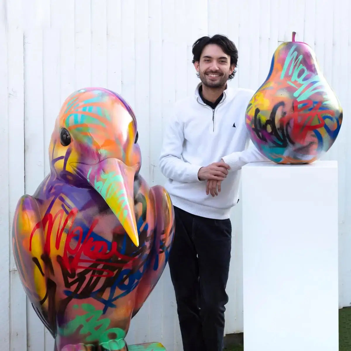 Kingfisher - Original Sculpture by artist Jeremy Olsen - Wyecliffe Galleries