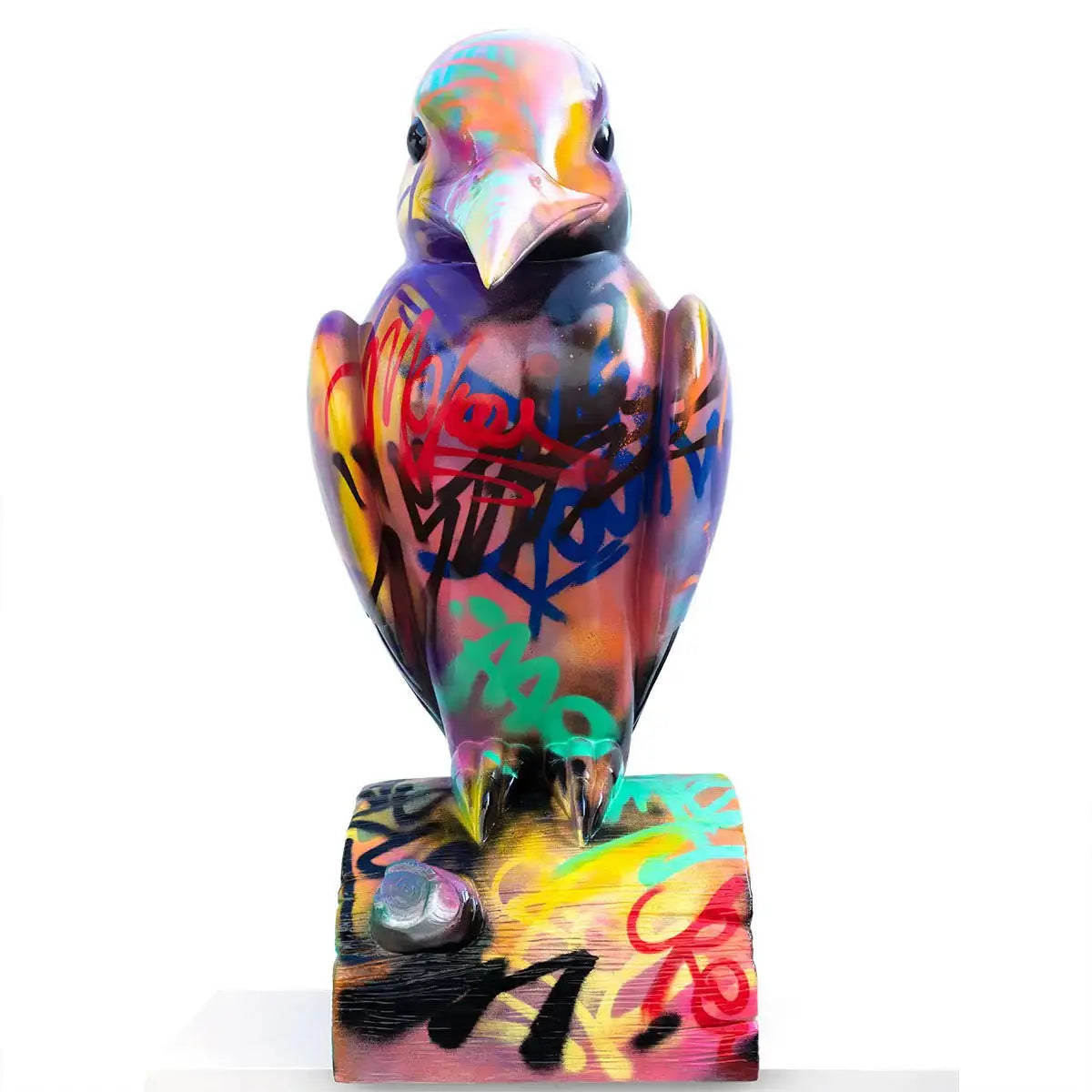 Kingfisher - Original Sculpture by artist Jeremy Olsen - Wyecliffe Galleries