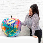 Large Apple I - Original Sculpture - SOLD by artist Jeremy Olsen - Wyecliffe Galleries