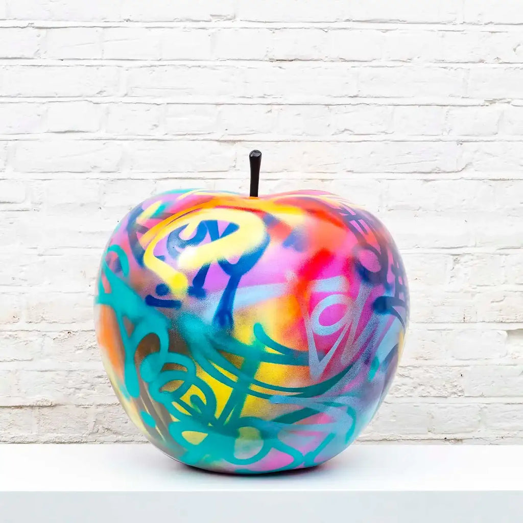 Large Apple I - Original Sculpture - SOLD by artist Jeremy Olsen - Wyecliffe Galleries