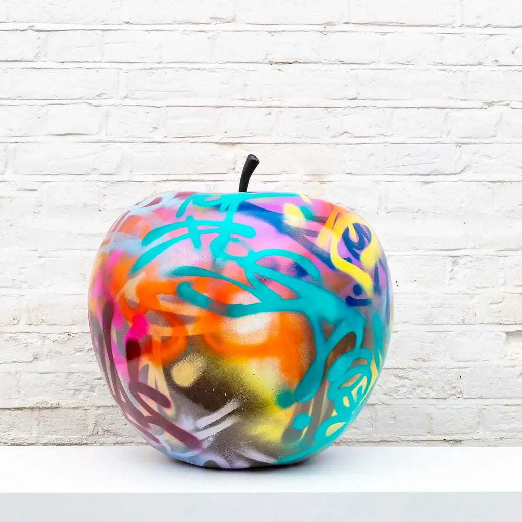 Large Apple I - Original Sculpture - SOLD by artist Jeremy Olsen - Wyecliffe Galleries