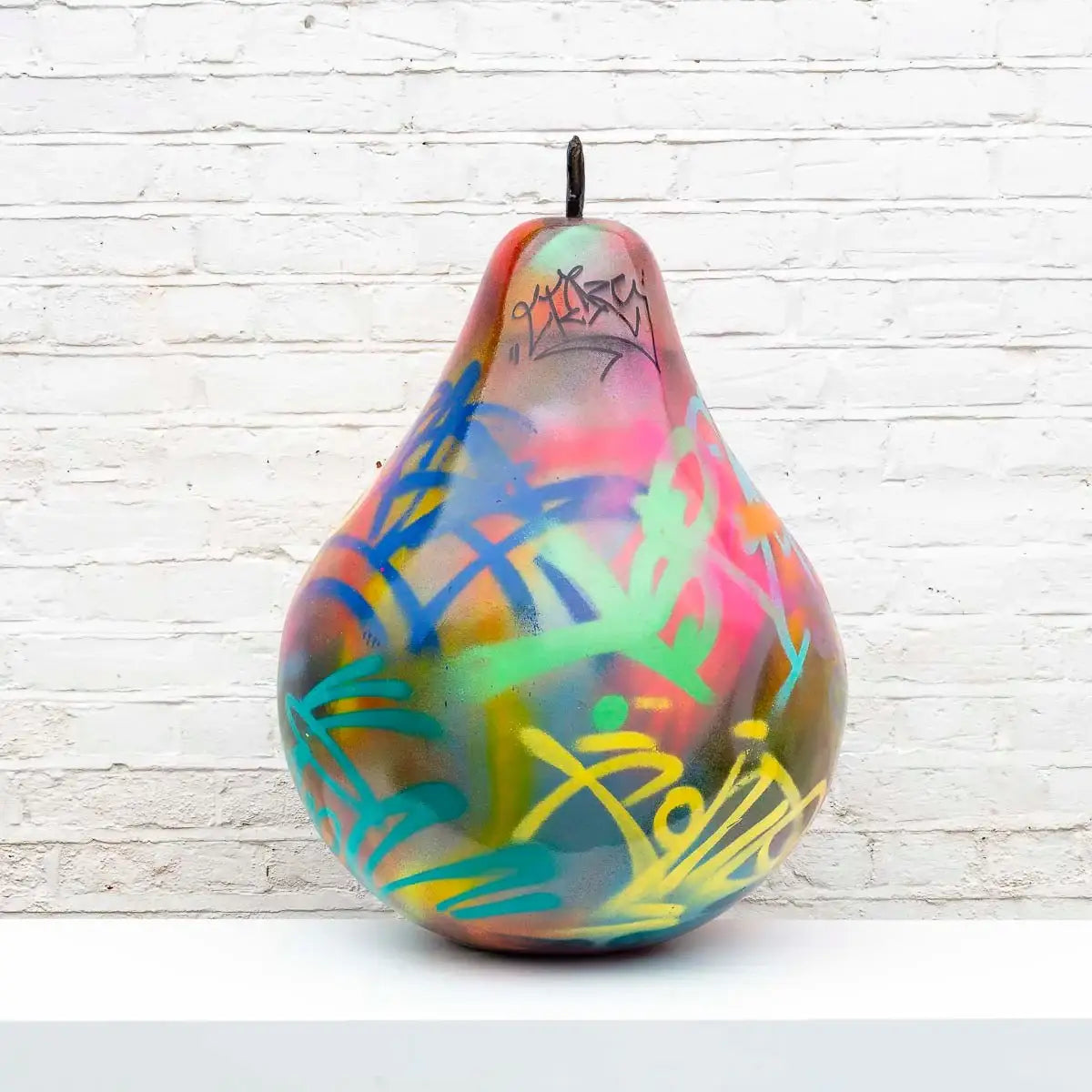 Large Pear - Original Sculpture by artist Jeremy Olsen - Wyecliffe Galleries