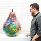 Large Pear - Original Sculpture by artist Jeremy Olsen - Wyecliffe Galleries