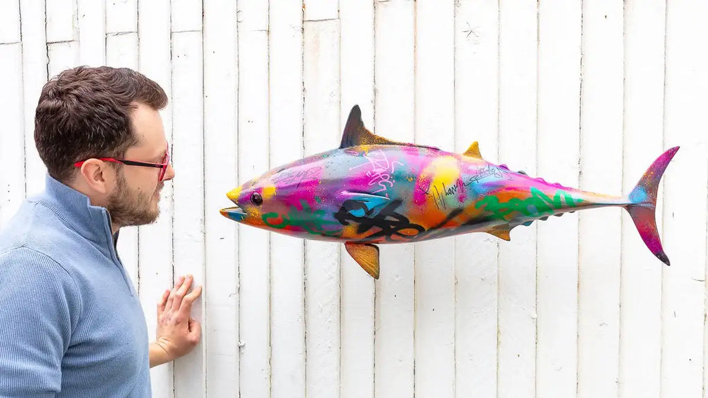 Mackerel - Original Sculpture by artist Jeremy Olsen - Wyecliffe Galleries