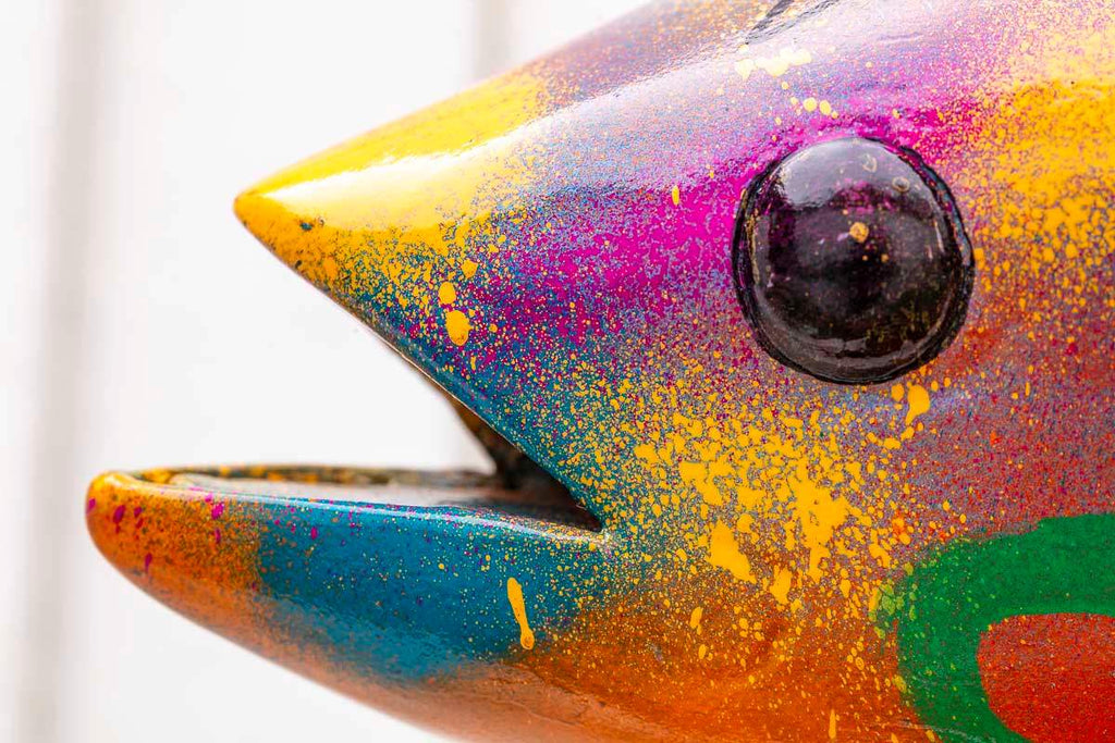 Mackerel - Original Sculpture by artist Jeremy Olsen - Wyecliffe Galleries