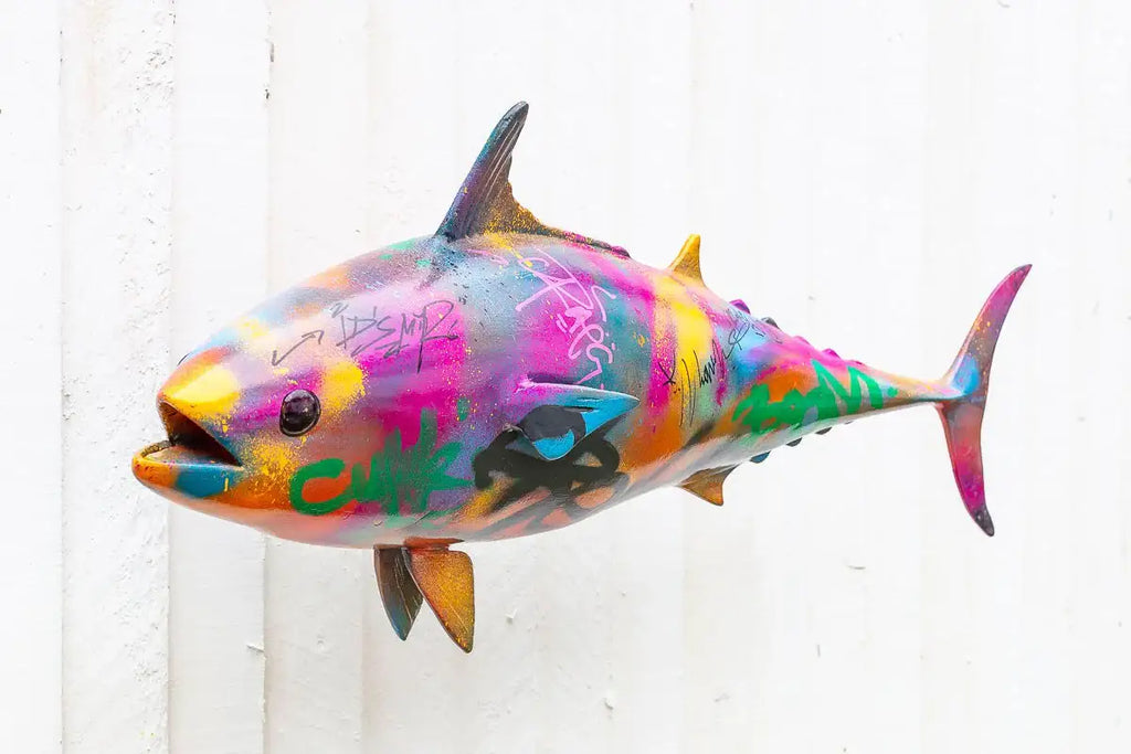 Mackerel - Original Sculpture by artist Jeremy Olsen - Wyecliffe Galleries