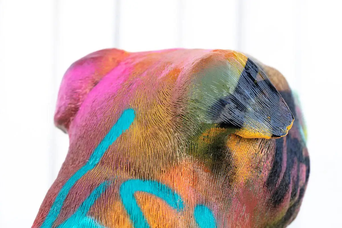 Pitbull - Original Sculpture SOLD by artist Jeremy Olsen - Wyecliffe Galleries