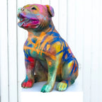 Pitbull - Original Sculpture SOLD by artist Jeremy Olsen - Wyecliffe Galleries