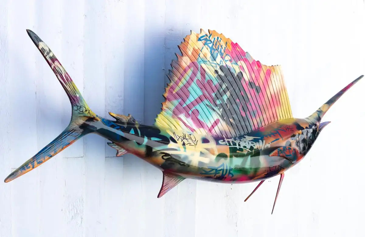 Sailfish - Original - SOLD by artist Jeremy Olsen - Wyecliffe Galleries