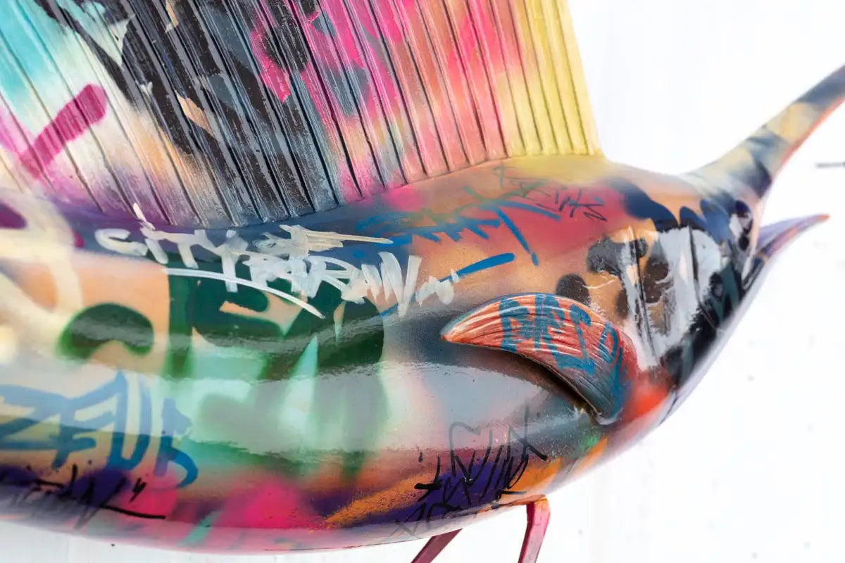 Sailfish - Original - SOLD by artist Jeremy Olsen - Wyecliffe Galleries