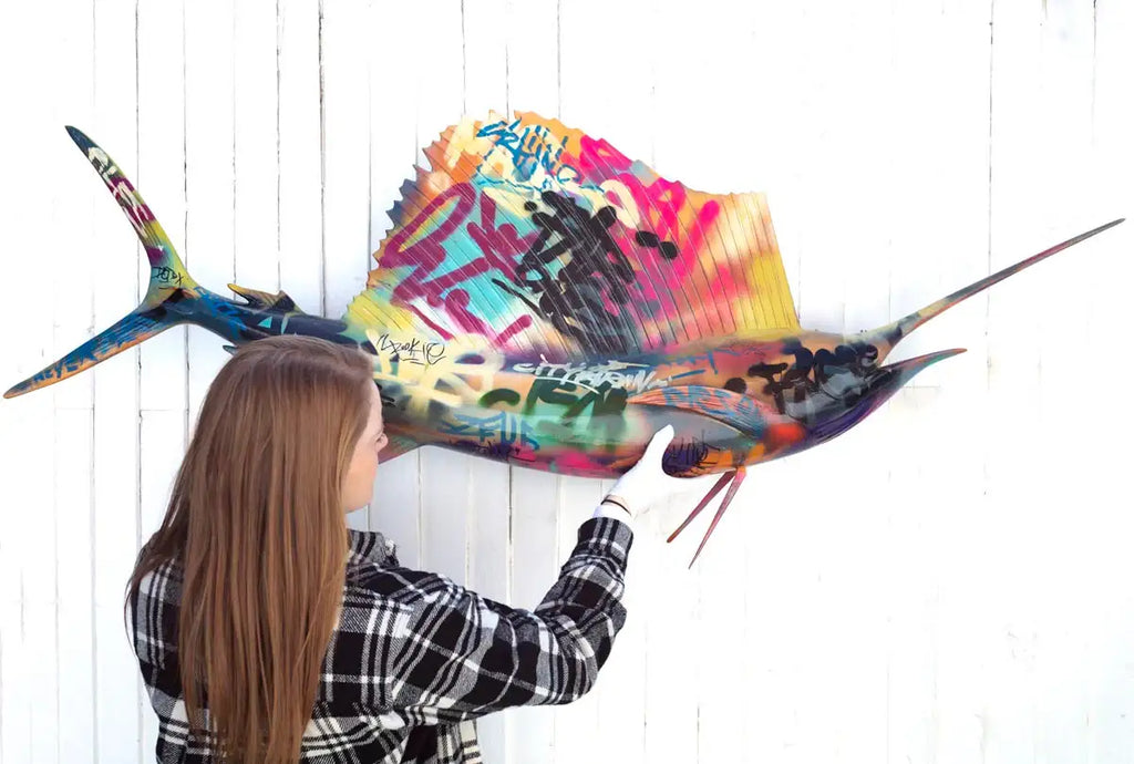 Sailfish - Original - SOLD by artist Jeremy Olsen - Wyecliffe Galleries