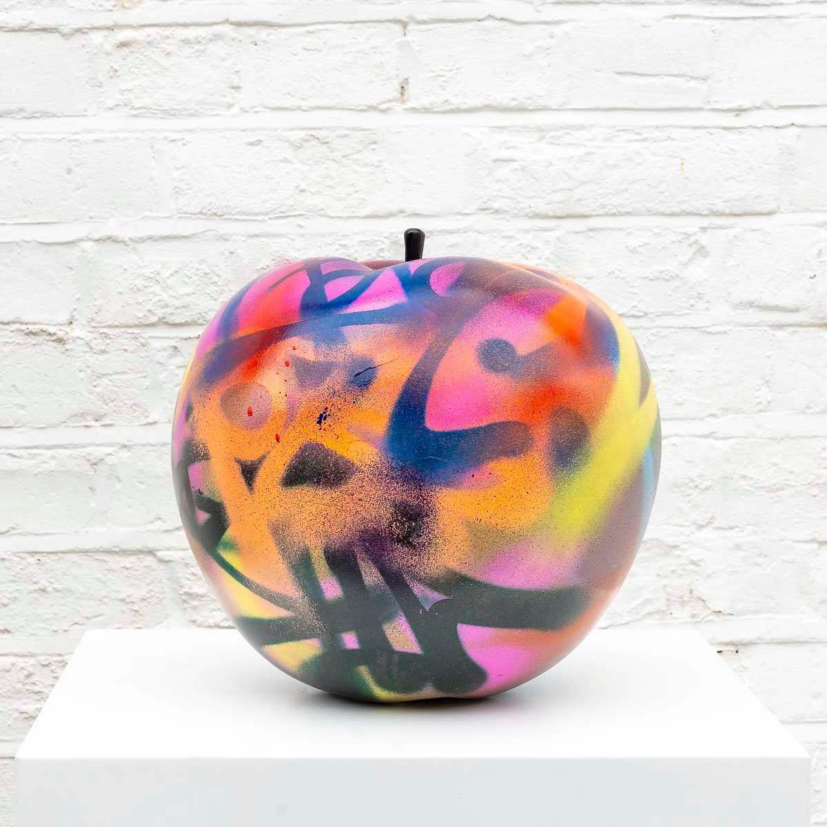 Small Apple I - Original Sculpture - SOLD by artist Jeremy Olsen - Wyecliffe Galleries