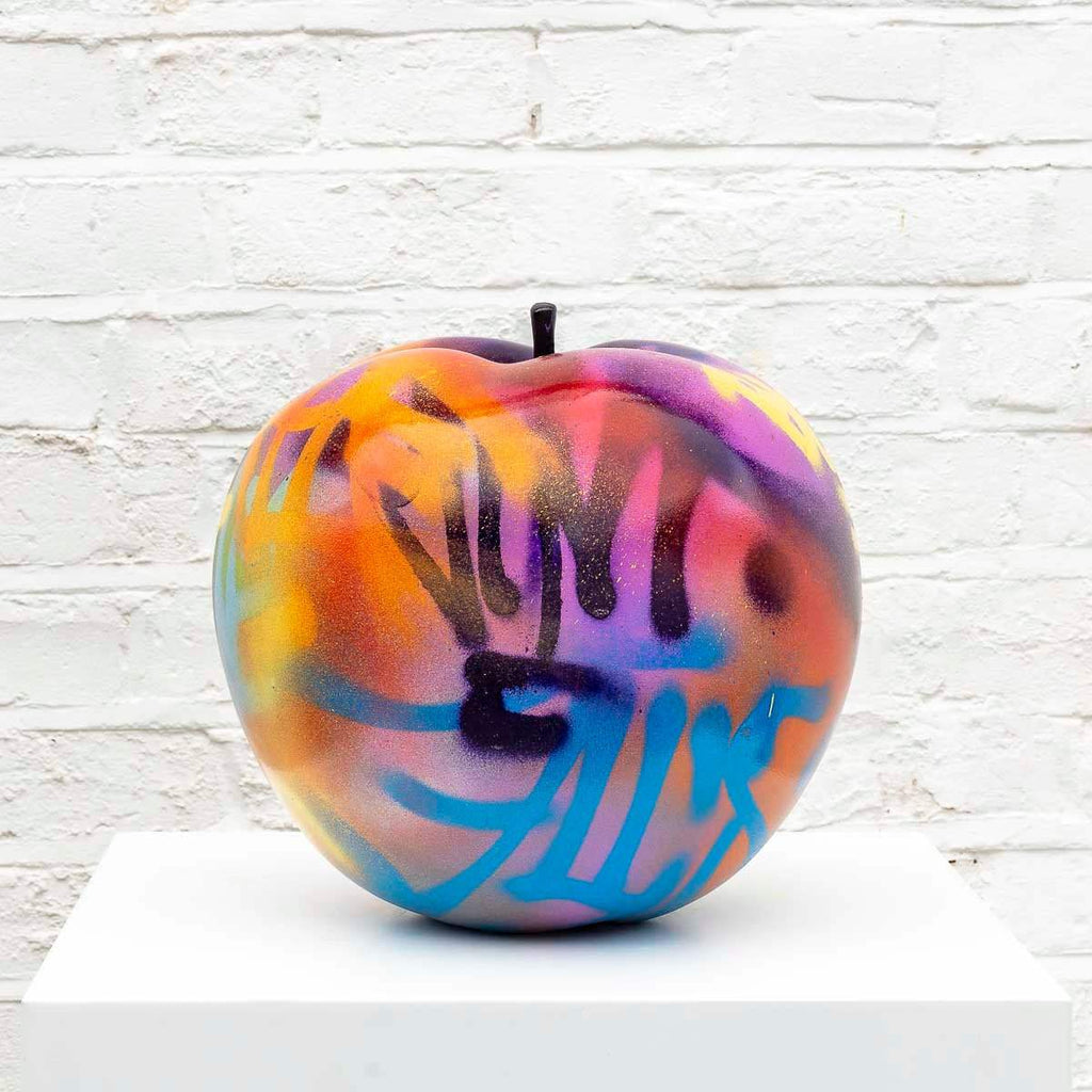 Small Apple I - Original Sculpture - SOLD by artist Jeremy Olsen - Wyecliffe Galleries