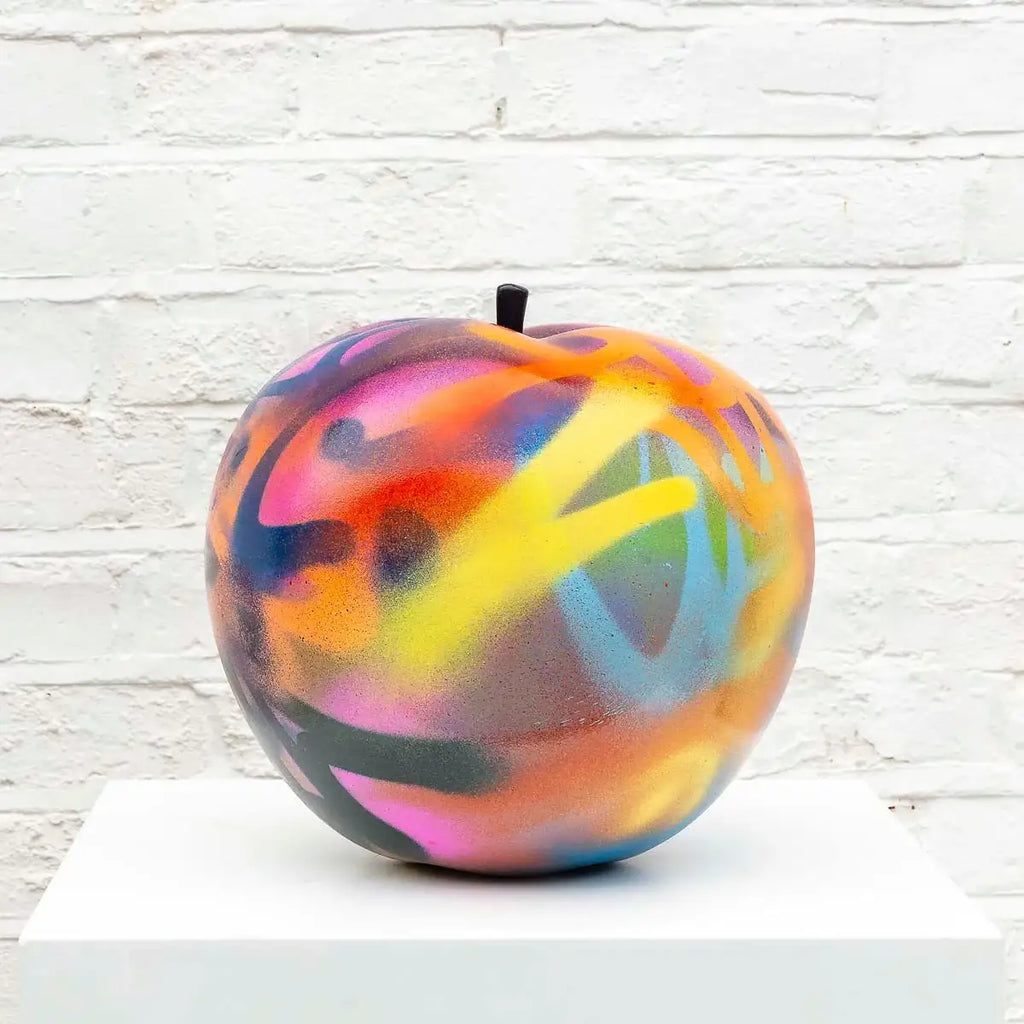 Small Apple I - Original Sculpture - SOLD by artist Jeremy Olsen - Wyecliffe Galleries