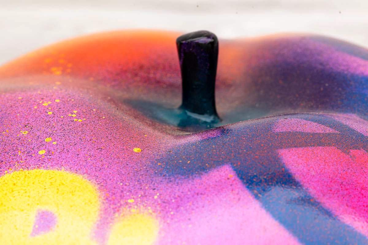 Small Apple I - Original Sculpture - SOLD by artist Jeremy Olsen - Wyecliffe Galleries