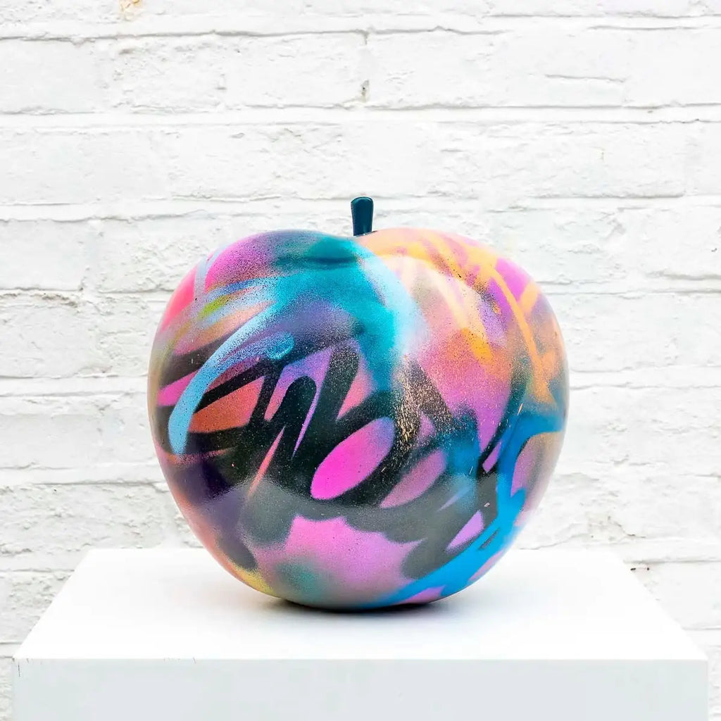 Small Apple II - Original Sculpture - SOLD by artist Jeremy Olsen - Wyecliffe Galleries