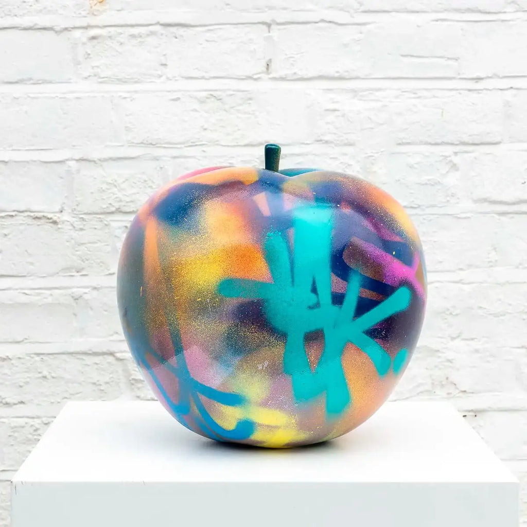 Small Apple II - Original Sculpture - SOLD by artist Jeremy Olsen - Wyecliffe Galleries