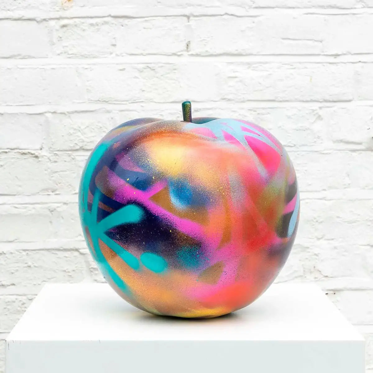 Small Apple II - Original Sculpture - SOLD by artist Jeremy Olsen - Wyecliffe Galleries