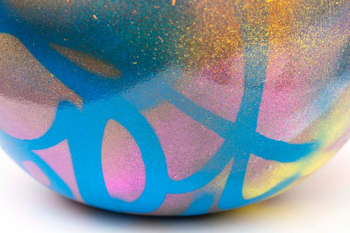 Small Apple II - Original Sculpture - SOLD by artist Jeremy Olsen - Wyecliffe Galleries