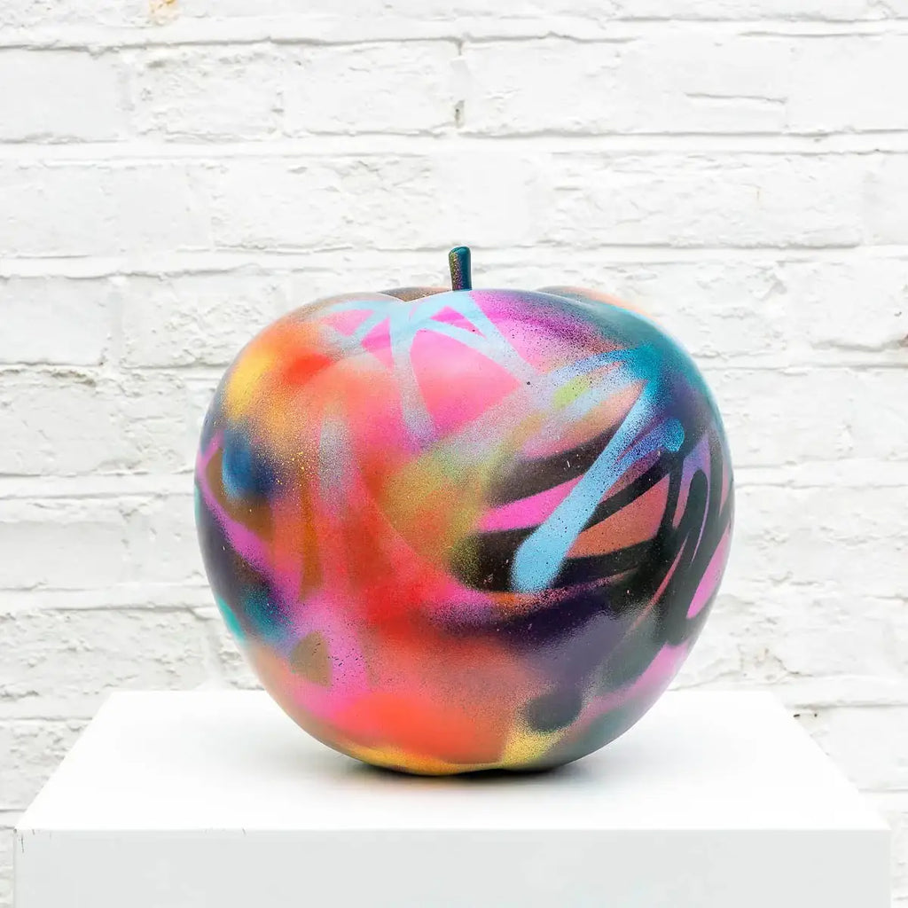Small Apple II - Original Sculpture - SOLD by artist Jeremy Olsen - Wyecliffe Galleries
