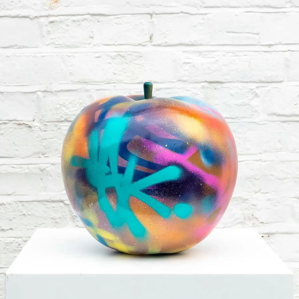 Small Apple II - Original Sculpture - SOLD by artist Jeremy Olsen - Wyecliffe Galleries