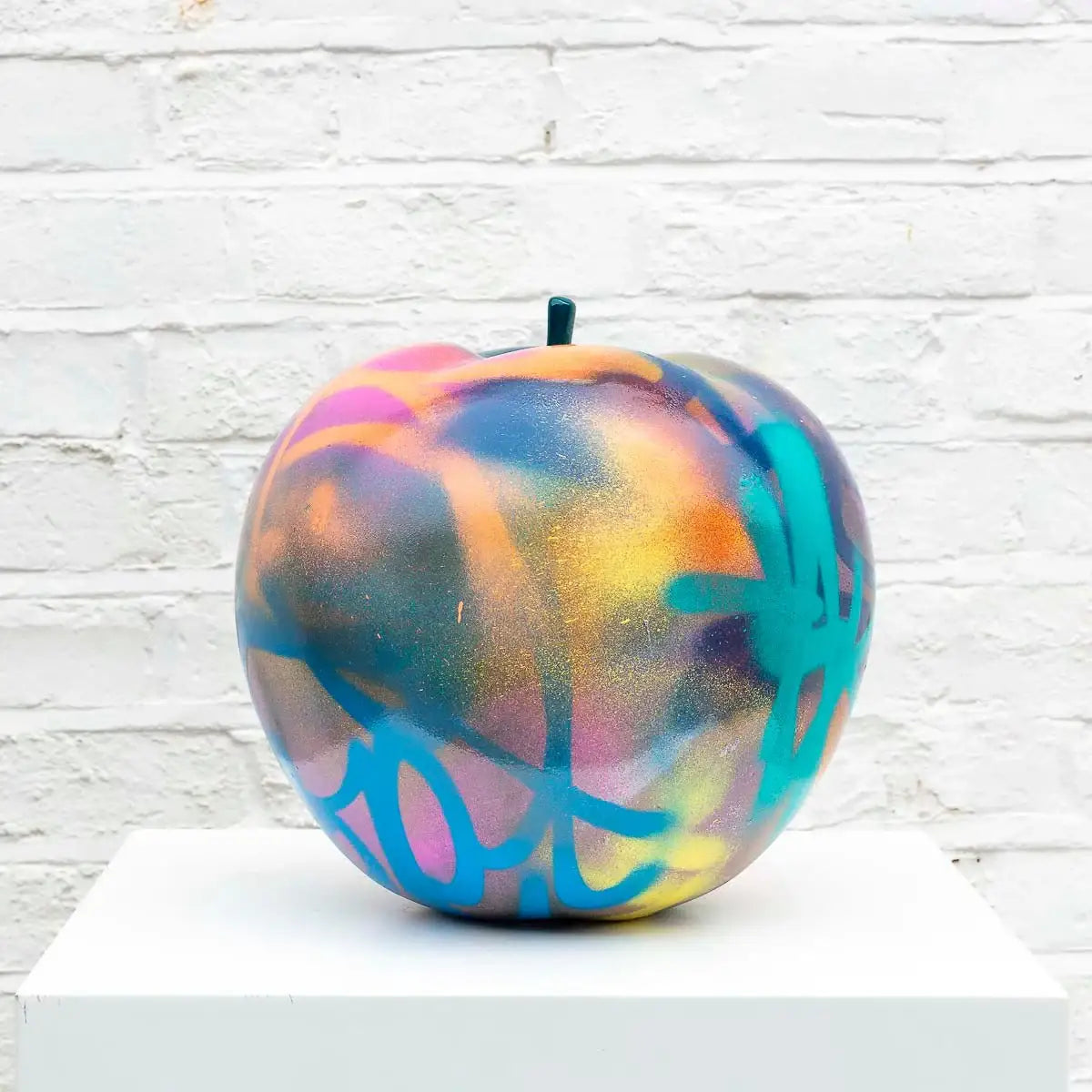 Small Apple II - Original Sculpture - SOLD by artist Jeremy Olsen - Wyecliffe Galleries