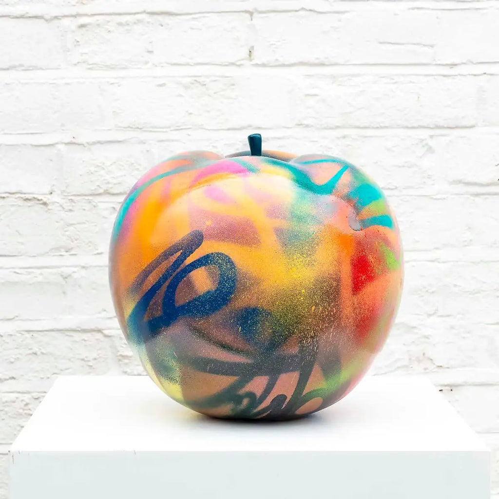 Small Apple III - Original Sculpture - SOLD by artist Jeremy Olsen - Wyecliffe Galleries