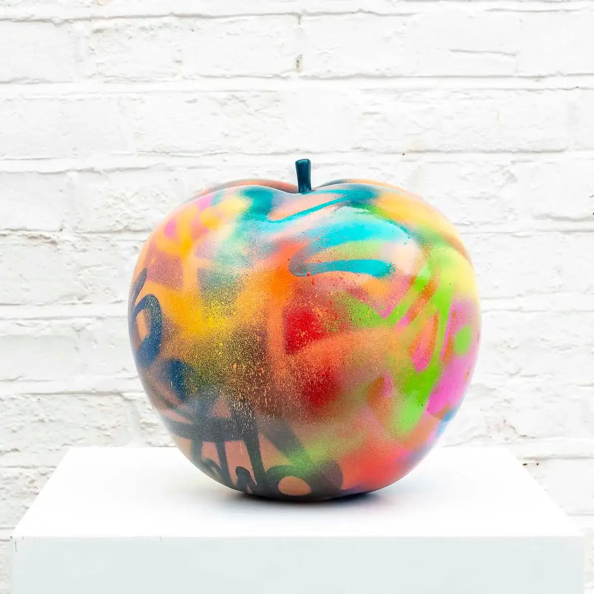 Small Apple III - Original Sculpture - SOLD by artist Jeremy Olsen - Wyecliffe Galleries