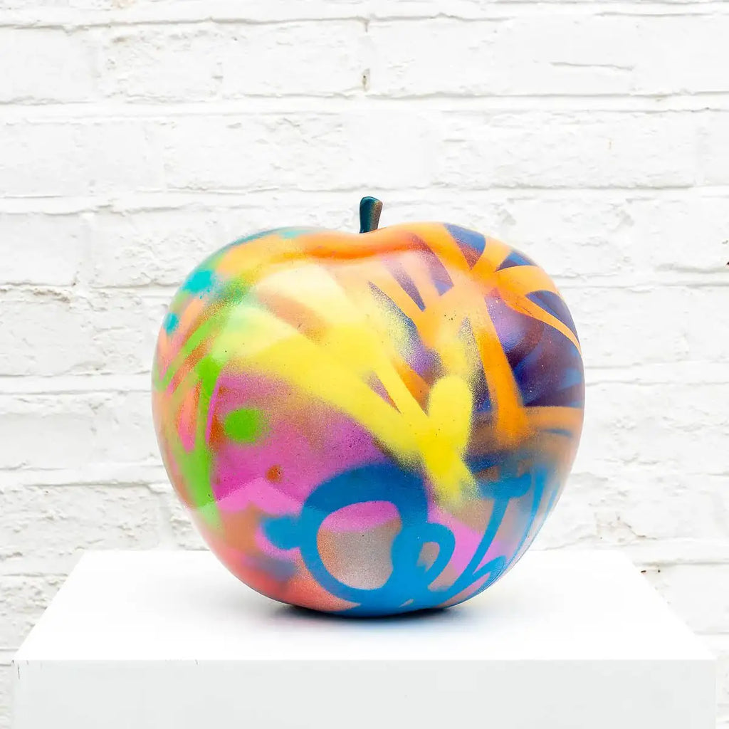 Small Apple III - Original Sculpture - SOLD by artist Jeremy Olsen - Wyecliffe Galleries