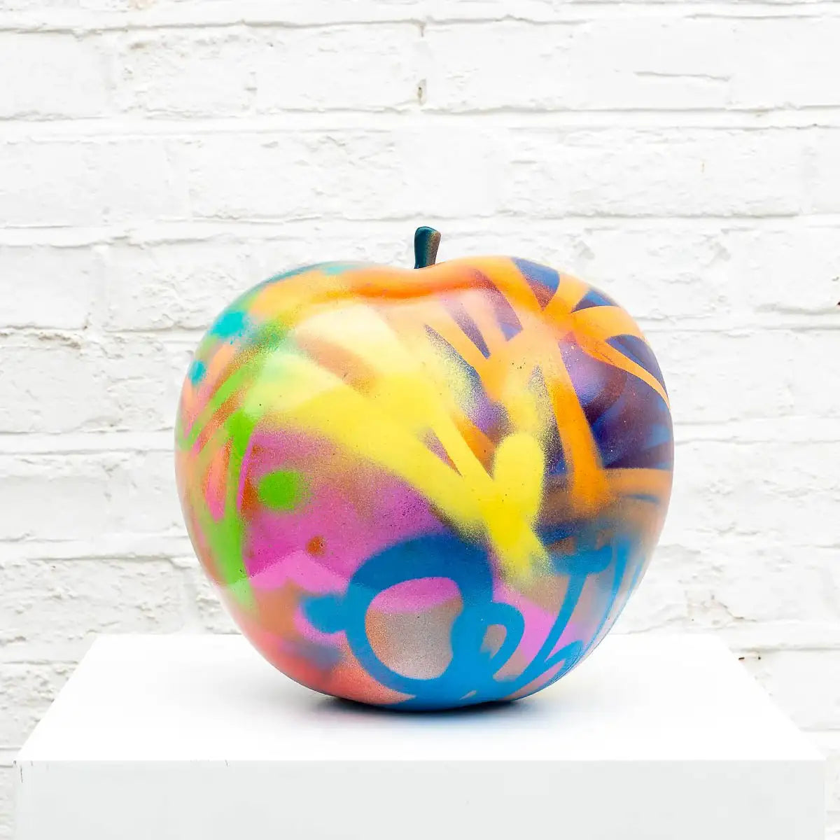 Small Apple III - Original Sculpture - SOLD by artist Jeremy Olsen - Wyecliffe Galleries