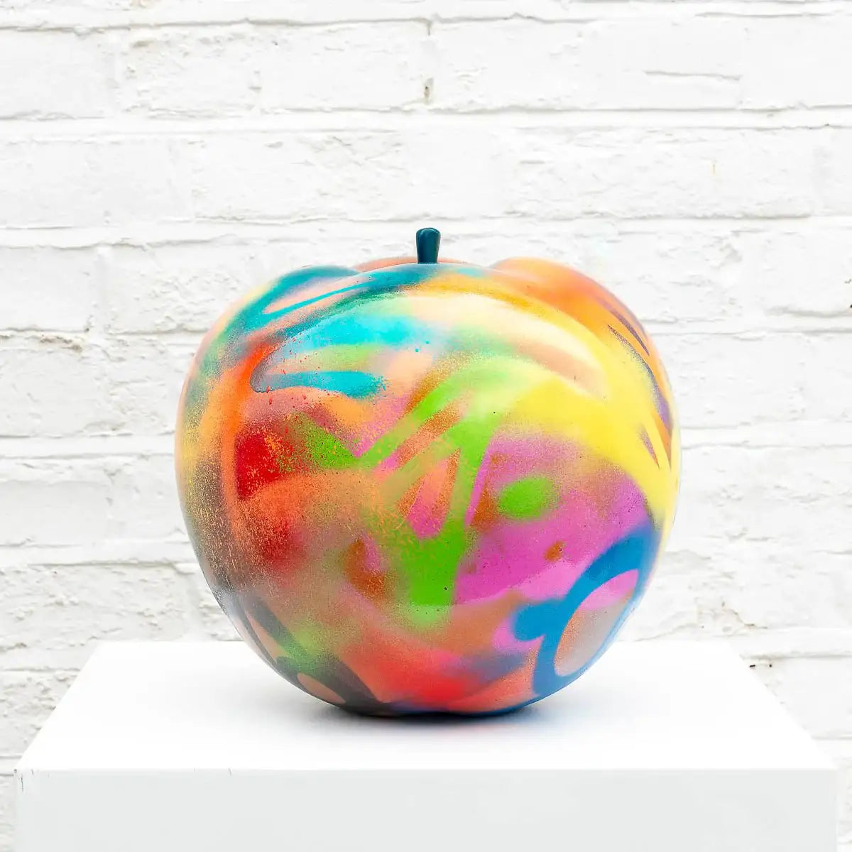 Small Apple III - Original Sculpture - SOLD by artist Jeremy Olsen - Wyecliffe Galleries